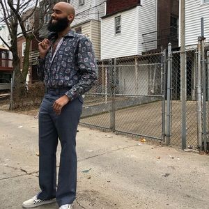 Santana Collared Button Down Paisley Printed Shirt